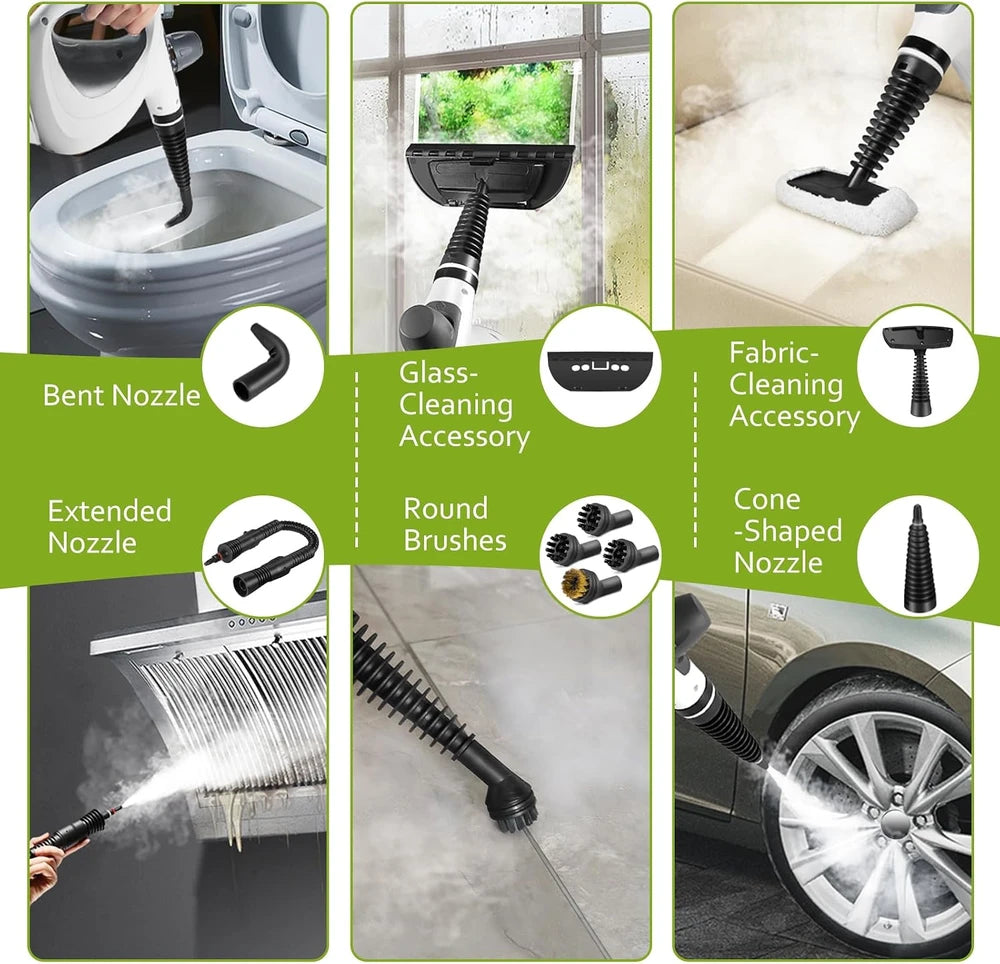 12 in 1 Pressurized Steamer Cleaning Kit