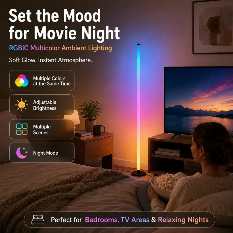 RGBIC Corner Floor Lamp