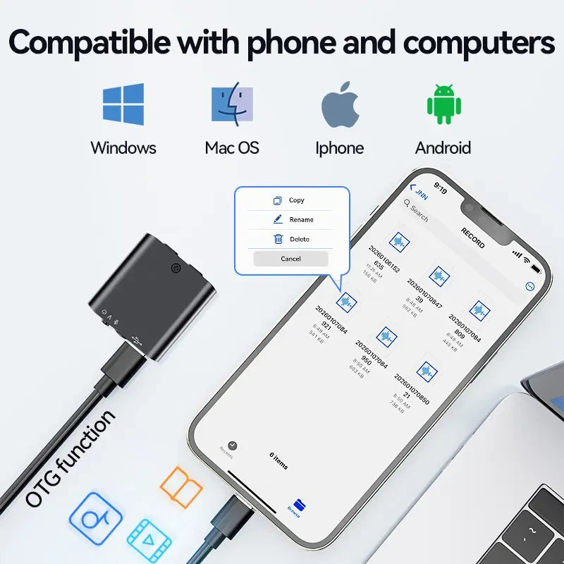 Mini Magnetic Voice Recorder