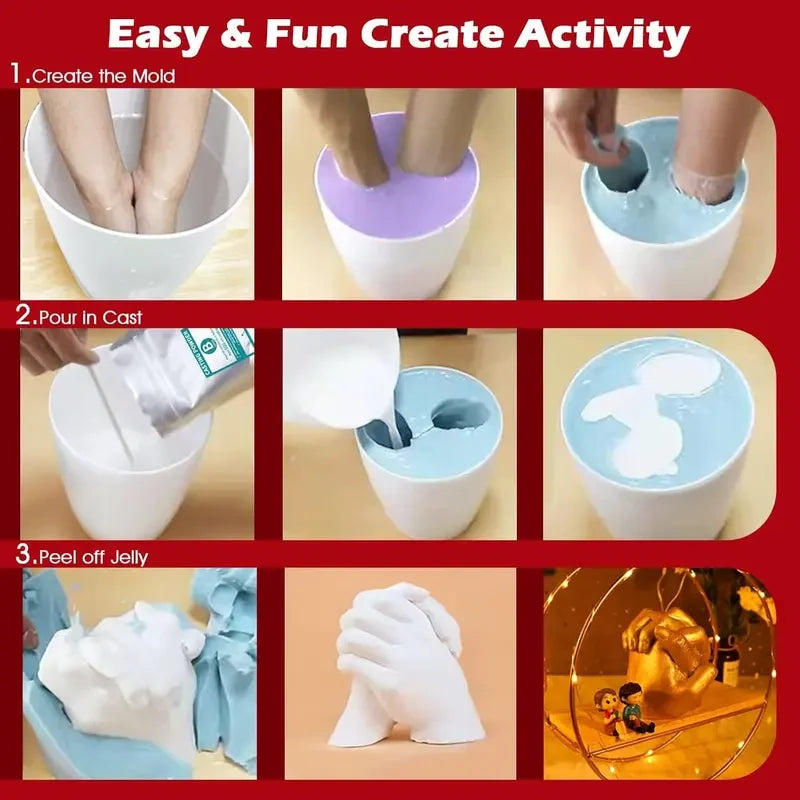 Couples Hand Casting Kit