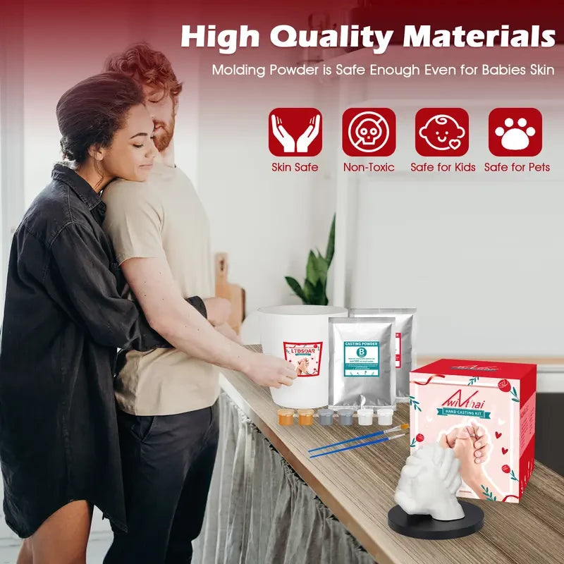 Couples Hand Casting Kit