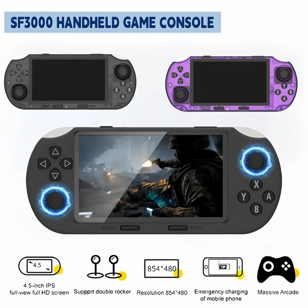 Retro Handheld Video Game Console