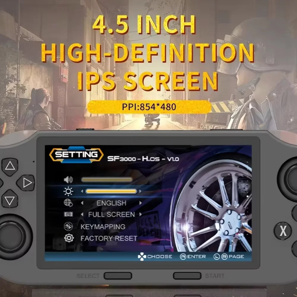 Retro Handheld Video Game Console